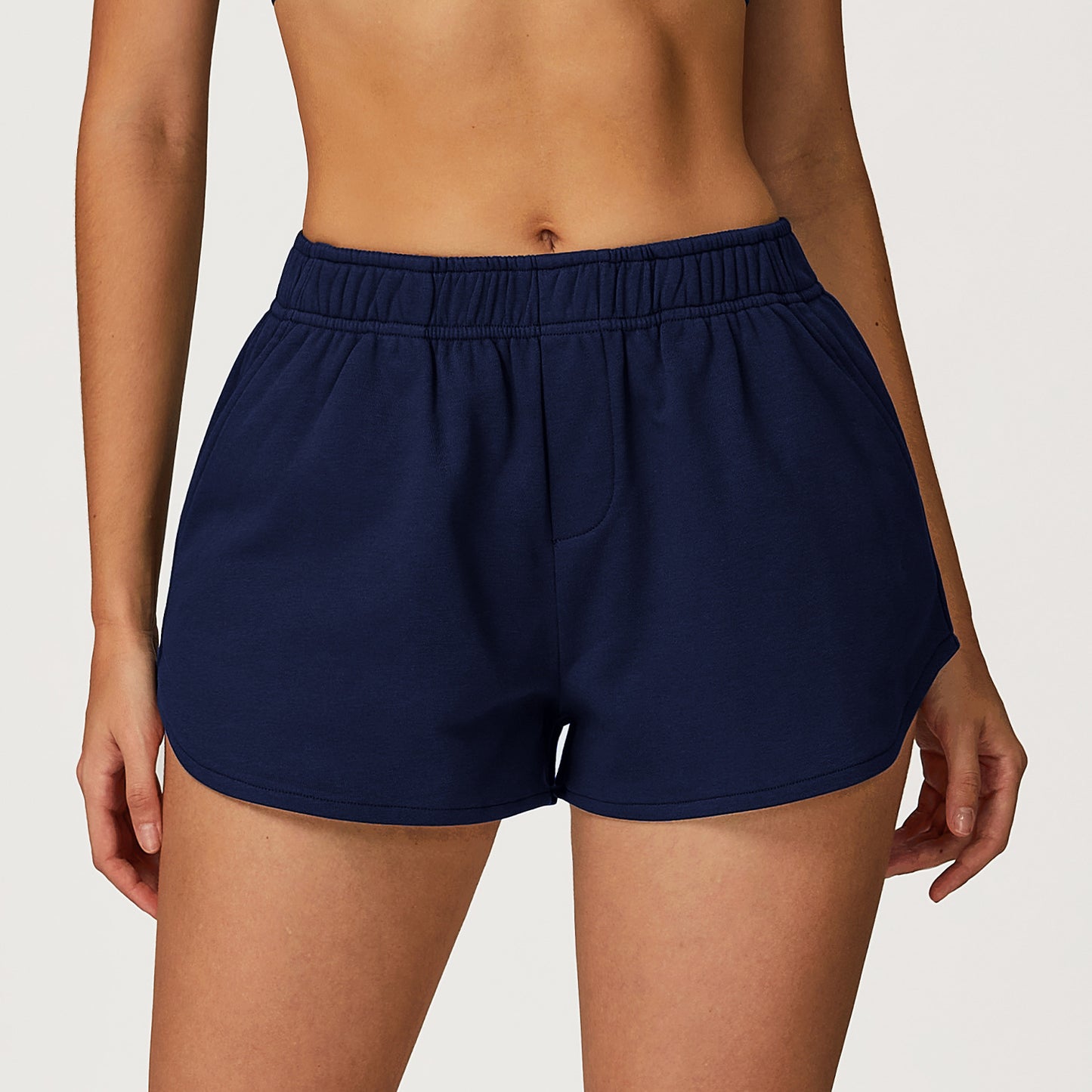 Sweatpants High Waist Wide Leg Straight Loose Sports Shorts