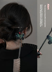 Black Butterfly Tassel