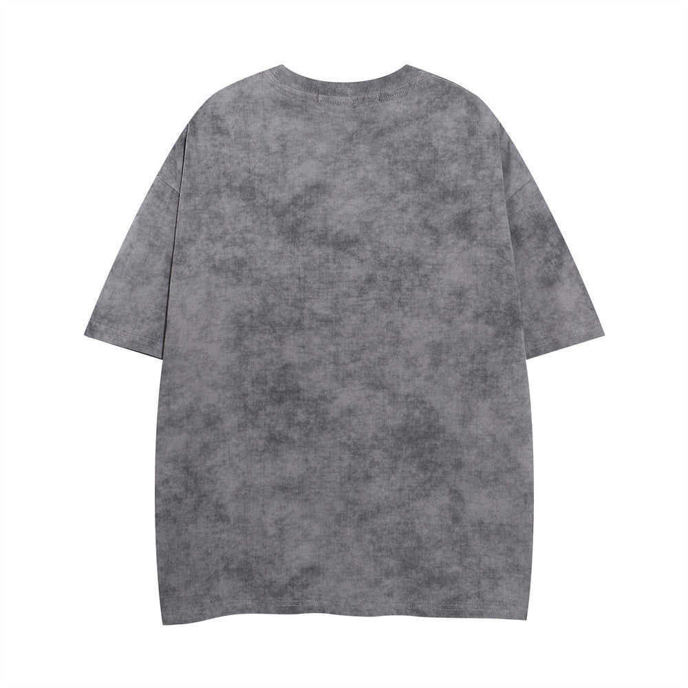 Fashion Tie-dye T-shirt Loose Top Men