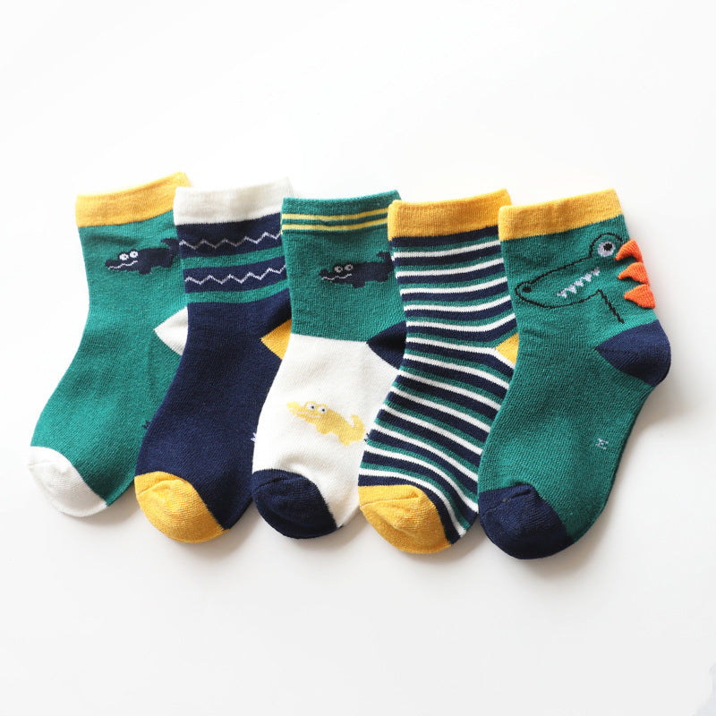 The Fauna Foot: Cartoon Animal Cotton Signature Socks