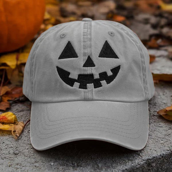Halloween Personality Pumpkin Autumn Style Printed Hat