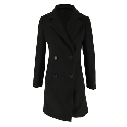 Fashion Tailored Collar Slim-fit Women's Trench Coat
