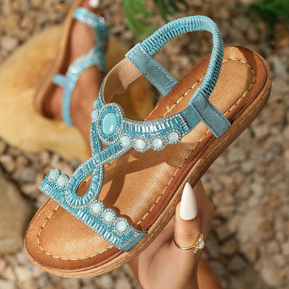 Frosted Bohemian Sandals Women's Summer