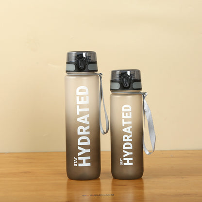 Gradient Single-layer Sports Water Bottle