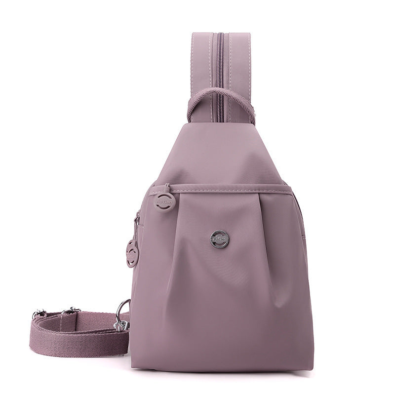 Womens Soft Leather Backpack for College Commute Daily School