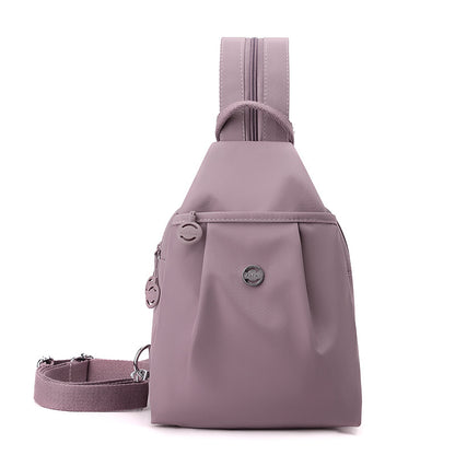Womens Soft Leather Backpack for College Commute Daily School