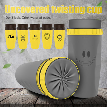 Double-Wall Insulated Travel Tumbler with Straw | Portable Spill-Resistant Sippy Cup for Adults & Kids