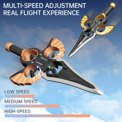 GestureX: Gesture-Sensing Flying Sword RC Aircraft Toy for Boys