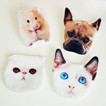 Fauna Case: Cute Pet & Fruit Silhouette Key Case