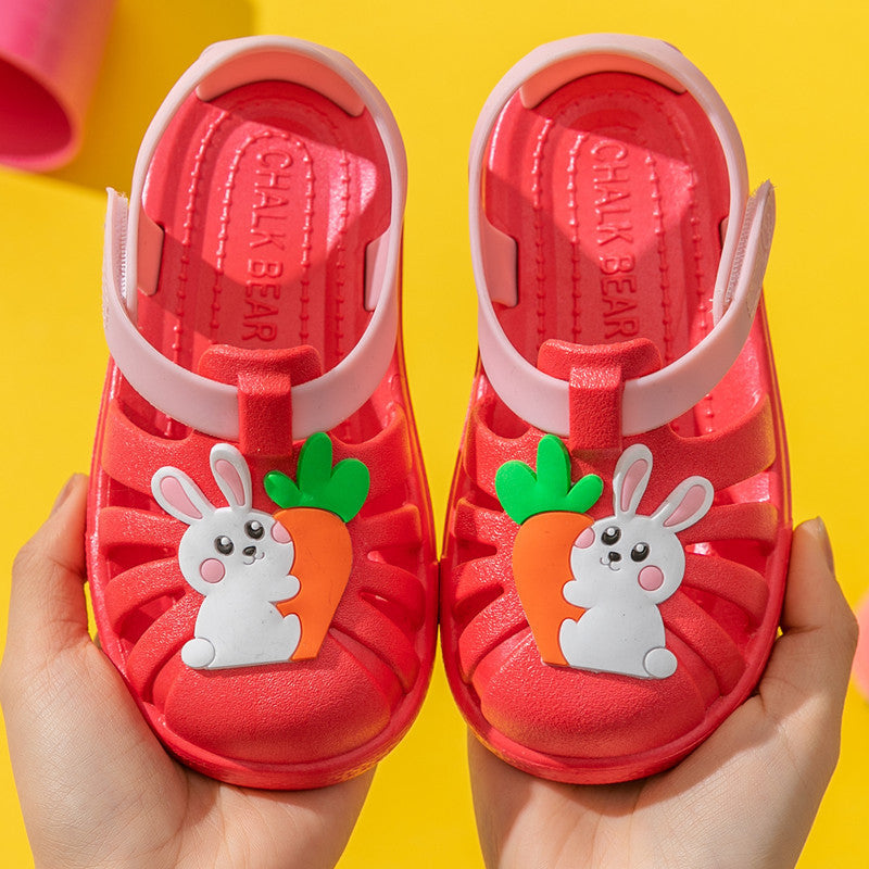 Jelly Tide: Female Baby Flexible Plastic Jelly Sandals