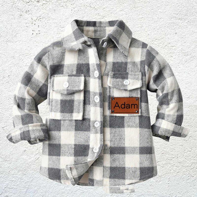 The Heritage Check: Children’s Patchwork Flannel Checkered Shirt