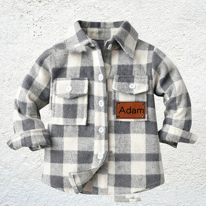 The Heritage Check: Children’s Patchwork Flannel Checkered Shirt