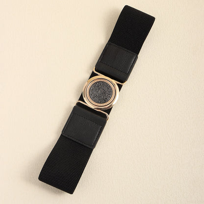 Women's Retro Easy Matching Elastic Elastic Belt