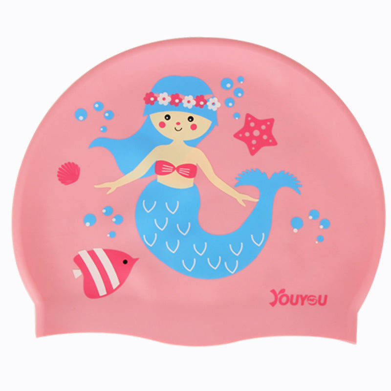 Hydro-Seal: Silicone Long-Hair Waterproof Swimming Cap