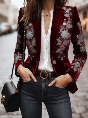 Casual Retro Stand Collar Coat