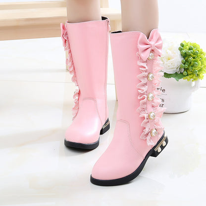 Fleece-Lined Grace: Girls’ New Winter Fleece Boots