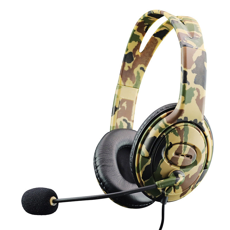 CamoStrike: Camouflage PS4 Bass Gaming Headset