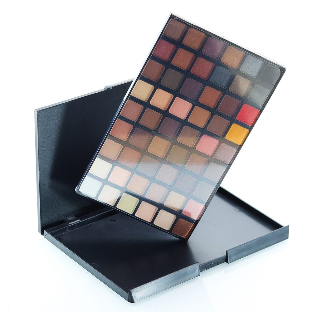 Portable 54 Color Eye Shadow Palette for Everyday Natural Shimmer