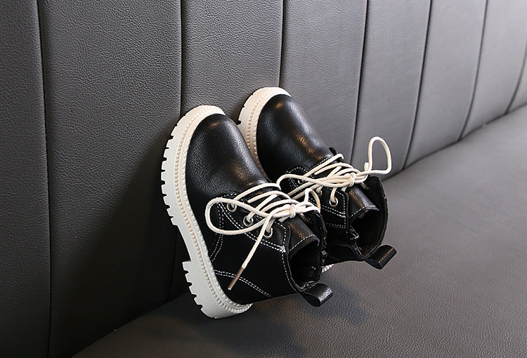 The Artisan Short: Premium Leather Short Boots for Boys