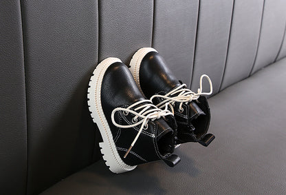The Artisan Short: Premium Leather Short Boots for Boys