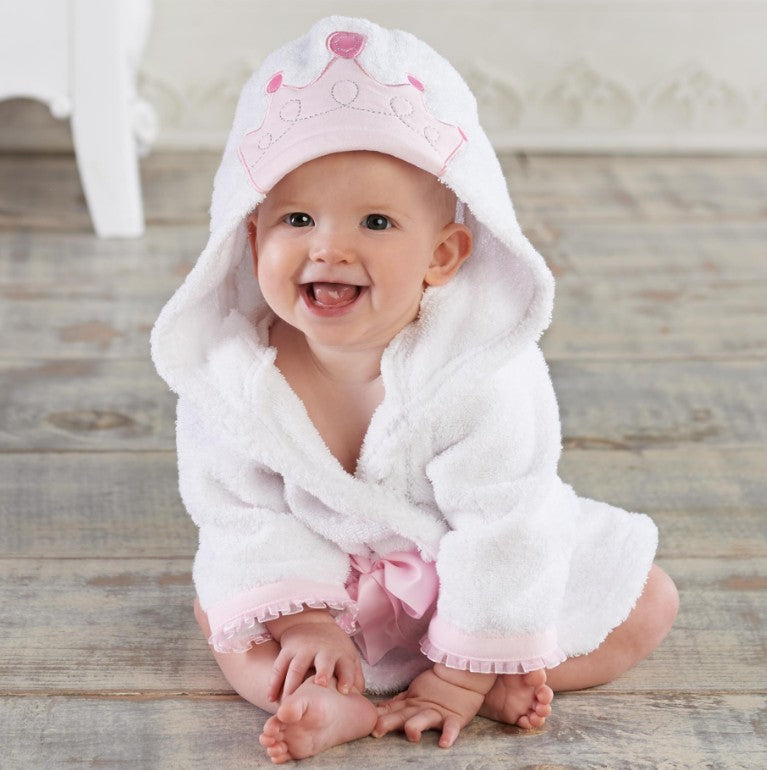 The Royal Plush Collection: Children’s Bathrobe & Slipper Set