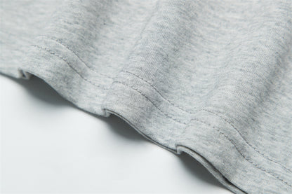 Cartoon Letter Print Short-sleeved T-shirt For Men