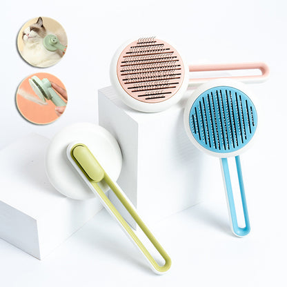 Self-Cleaning Pet Grooming Brush | Automatic Hair Remover Massage Comb for Cats & Dogs