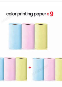 Blue pink yellow x3