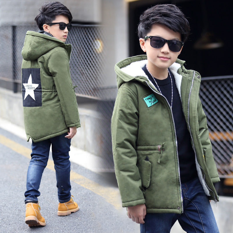 The Celestial Trench: Five-Pointed Star Signature Trench Coat