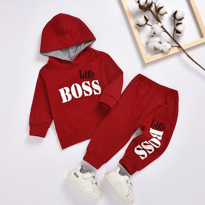Signature Hooded Leisure Sweatshirt Ensemble