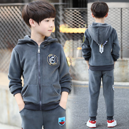The Seasonal Pacing: Casual Autumn Performance Suit for Boys