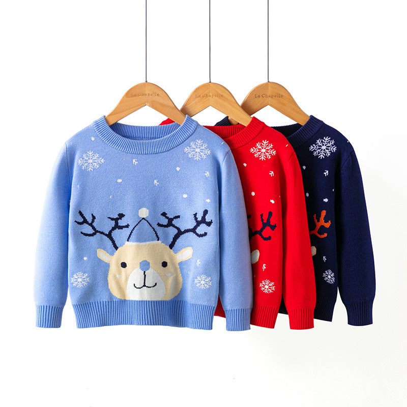 Solstice Snowflake Intarsia Knit Sweater