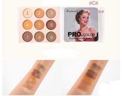 Matte Makeup Eyeshadow Pallete - B