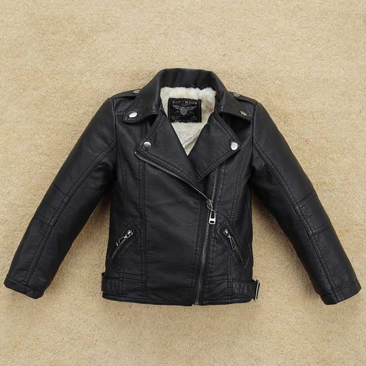 The Signature Biker: Children’s Heritage Leather Jacket