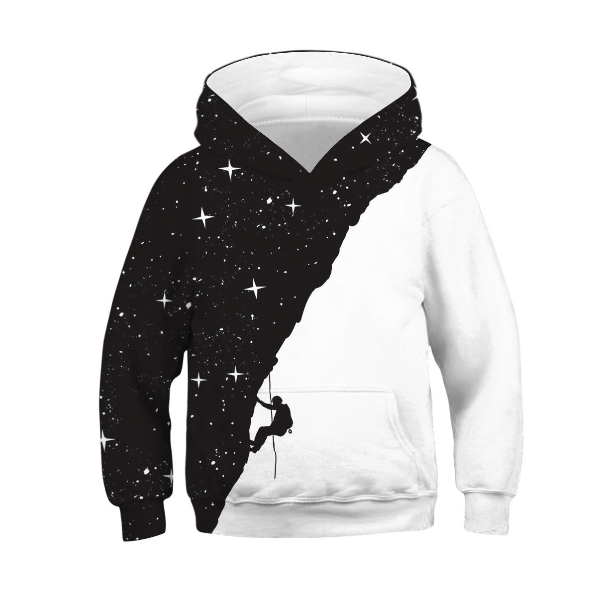 Cinematic Digital Print Hooded Performance Jumper