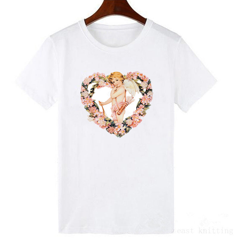 Adam and Eve crewneck T-shirt