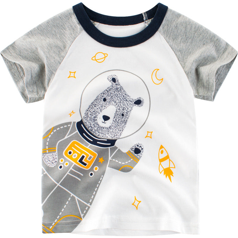 The Artisan Cartoon: Children’s Signature Graphic Cartoon T-Shirt