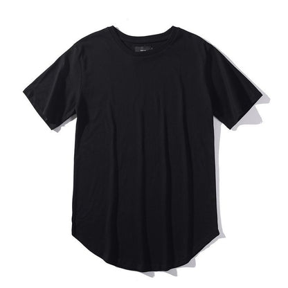 New streetwear Men Extended kanye West T-shirt