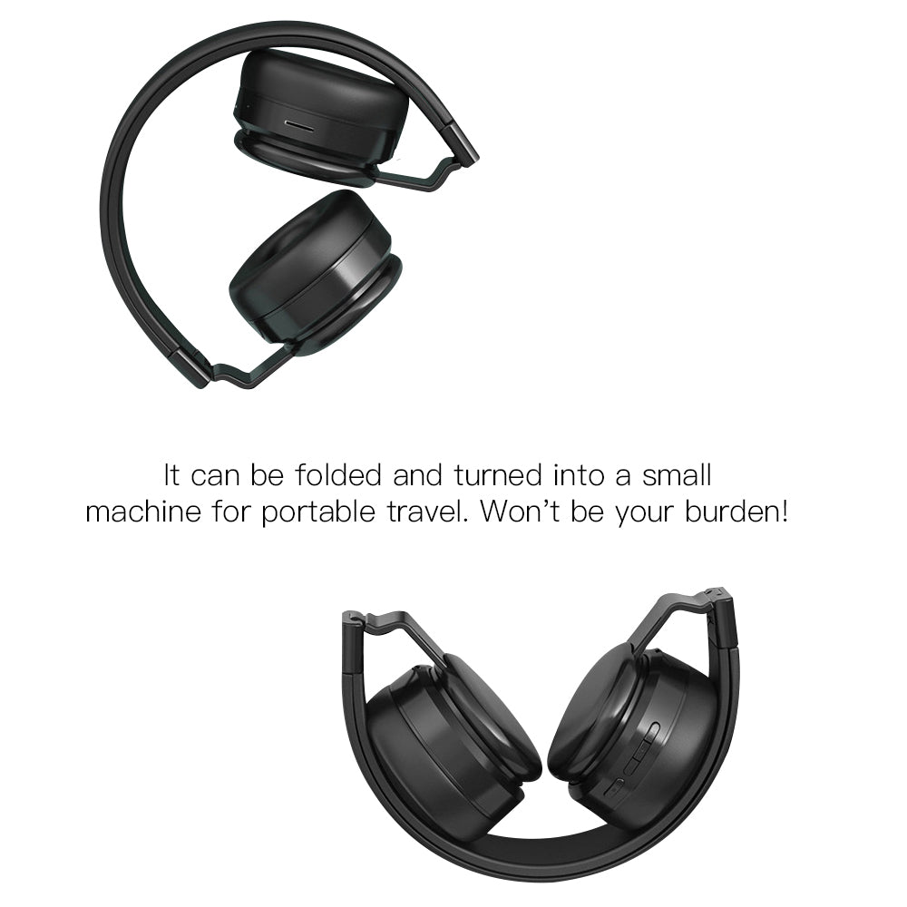 BassWrap: Head-Mounted Folding Sports Card Subwoofer Headphones