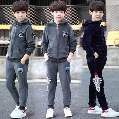 The Seasonal Pacing: Casual Autumn Performance Suit for Boys