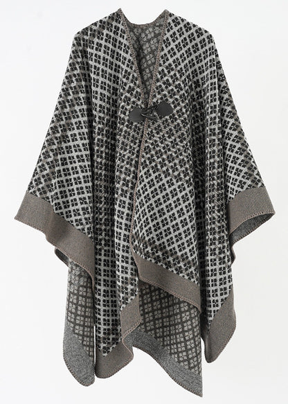 Extra Large Thickened Warm Split Cloak Scarf