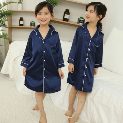 The Silk Heritage: Mother & Daughter Silk Pajama Set