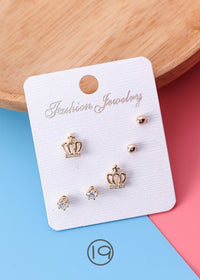 19 K9339 Crown B Champagne Gold