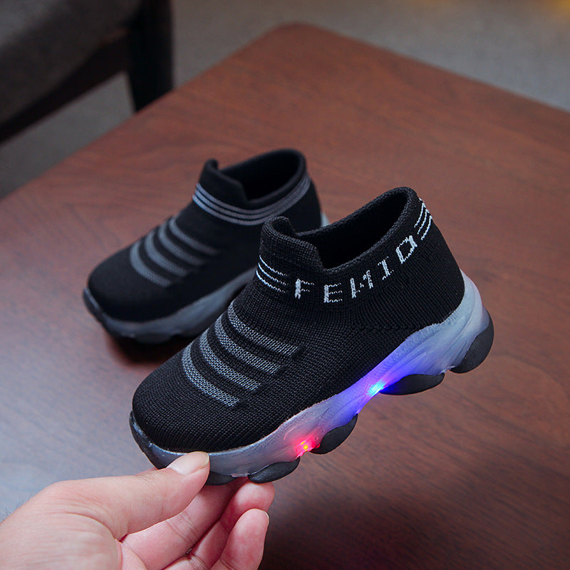 The Neon Path: LED Light-Up Shoes for Boys & Girls