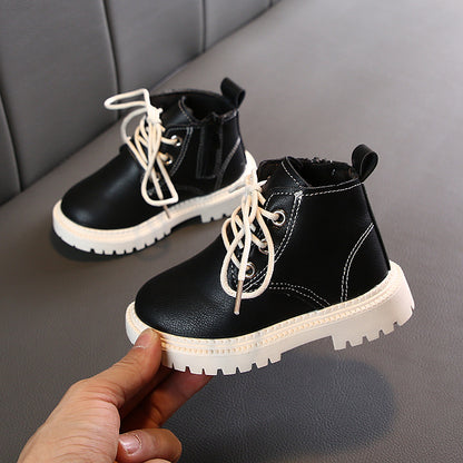 The Artisan Short: Premium Leather Short Boots for Boys