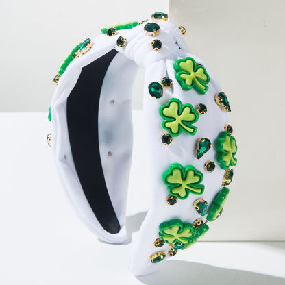 Diamond New Irish Green Hats Headband