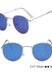 Silver + Blue