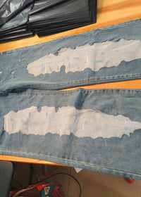 Blue Gray Cotton