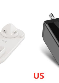 White and US adapter