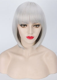 Silvery white